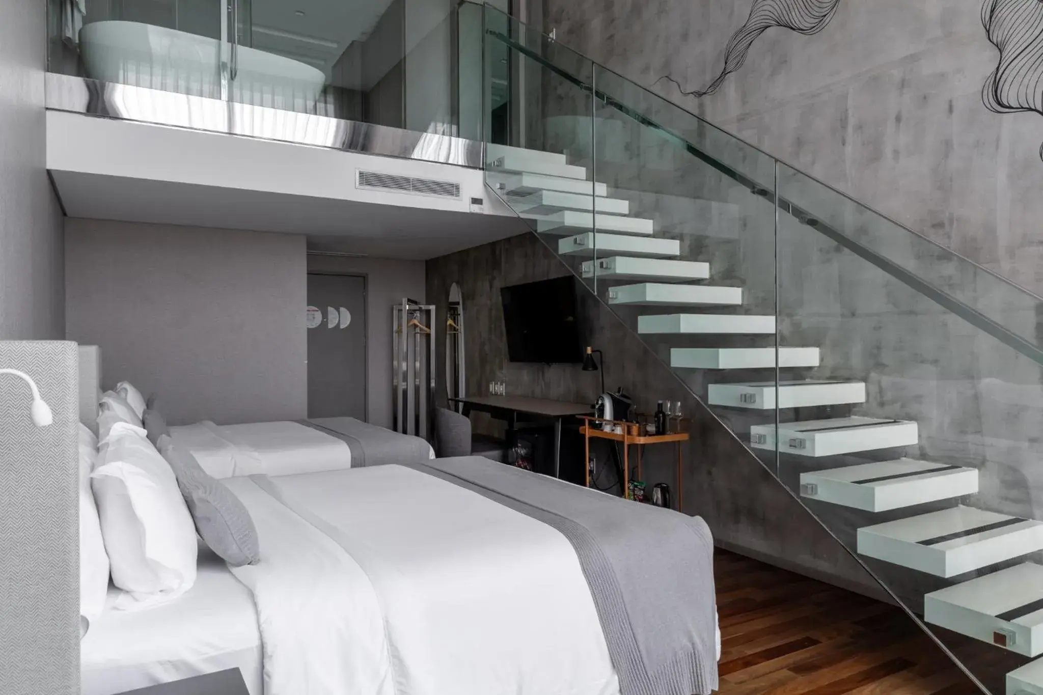 Bed in Suryaa Hotel Pinhais, Curio Collection by Hilton Bed in Suryaa Hotel Pinhais, Curio Collection by Hilton