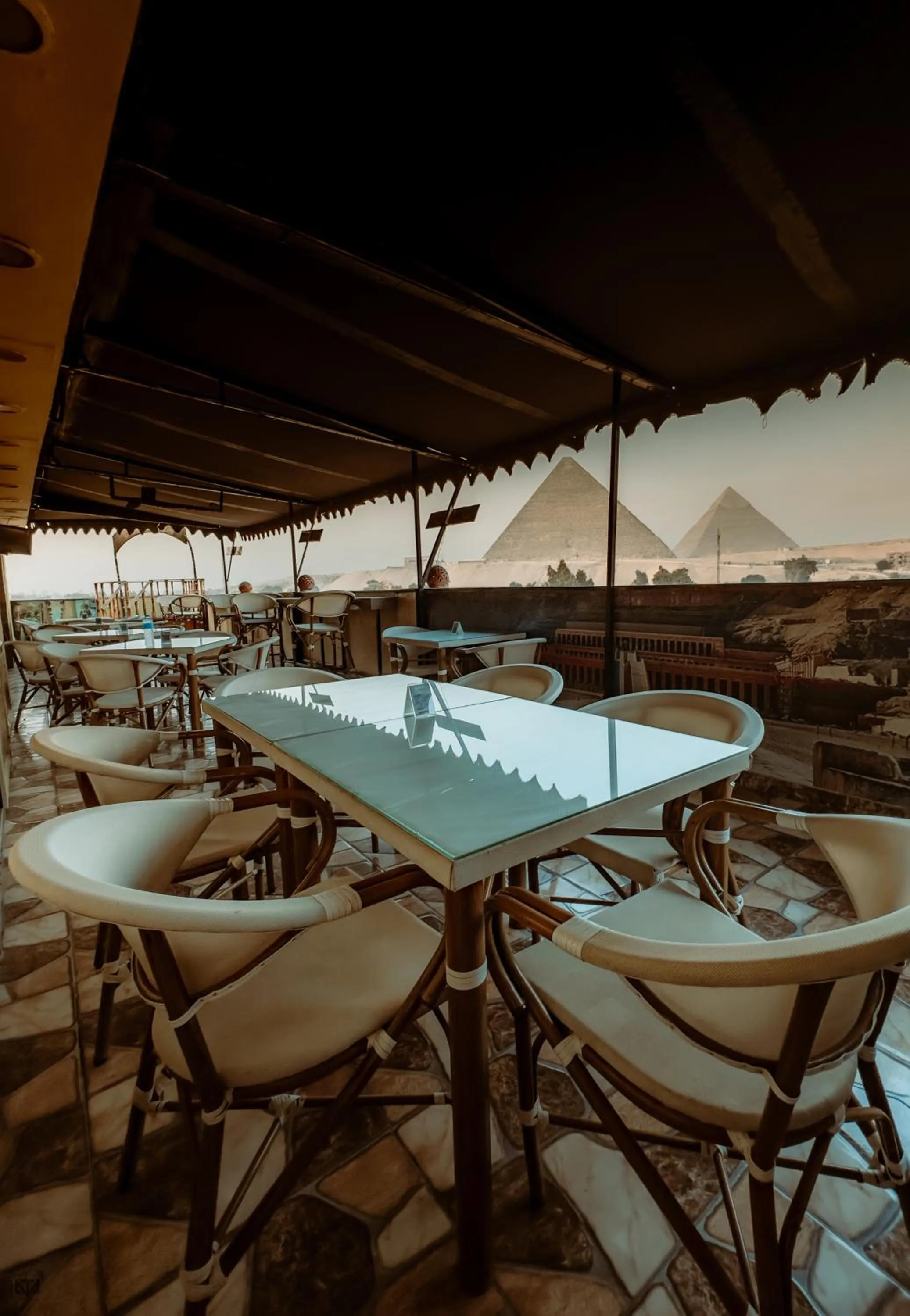 Restaurant/places to eat in Turquoise Pyramids & Grand Egyptian museum view Hotel