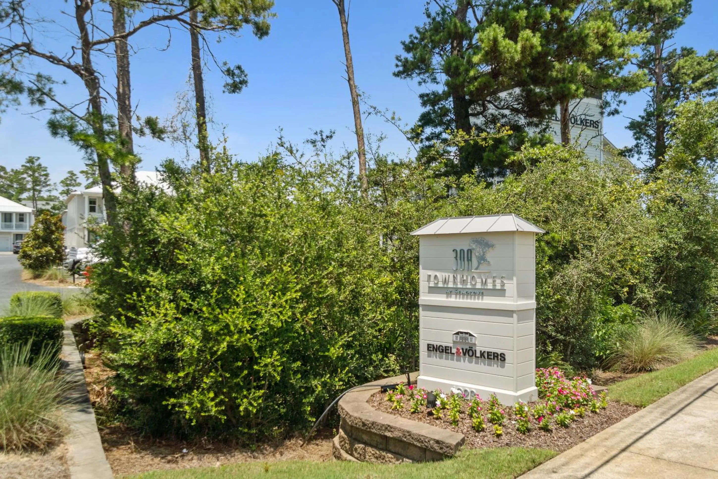 Facade/entrance in 30A Townhomes at Seagrove by Panhandle Getaways
