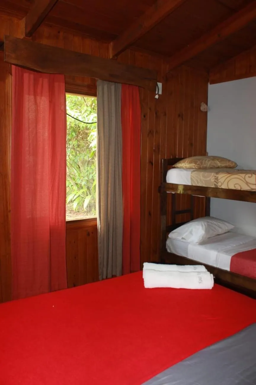 Bed in Cabañas Raíces Pampeanas
