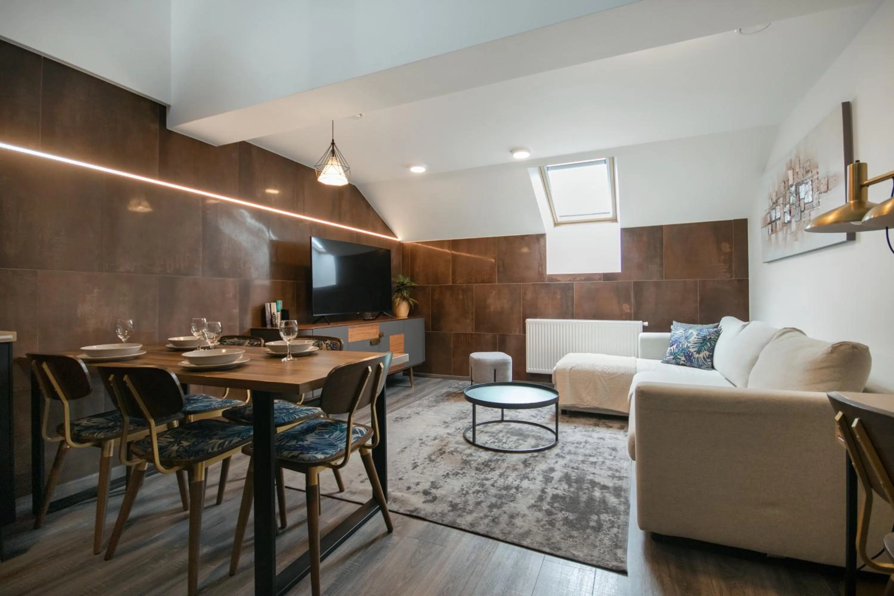 Living room in CORU House