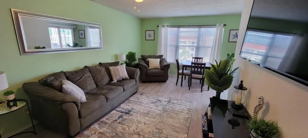 Living room in Gulfview II #408