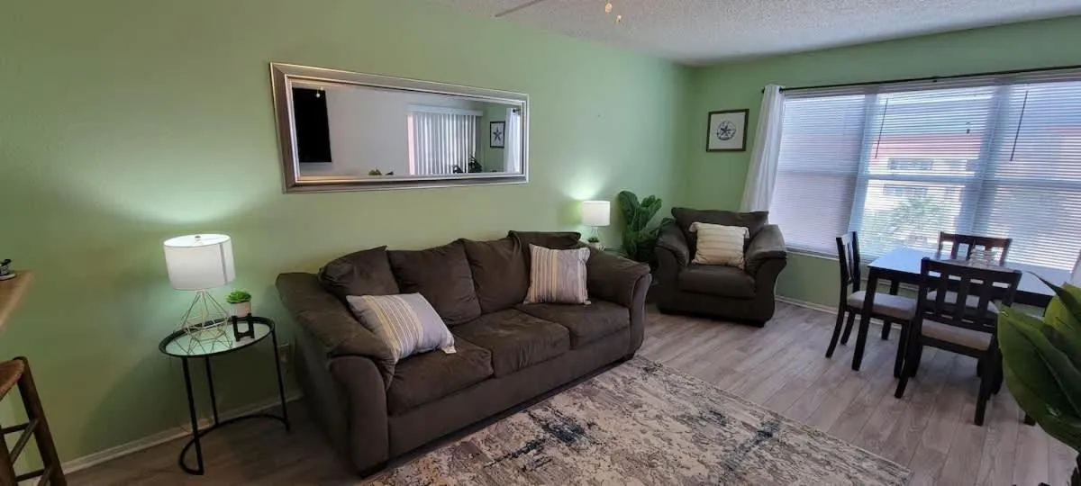 Living room in Gulfview II #408