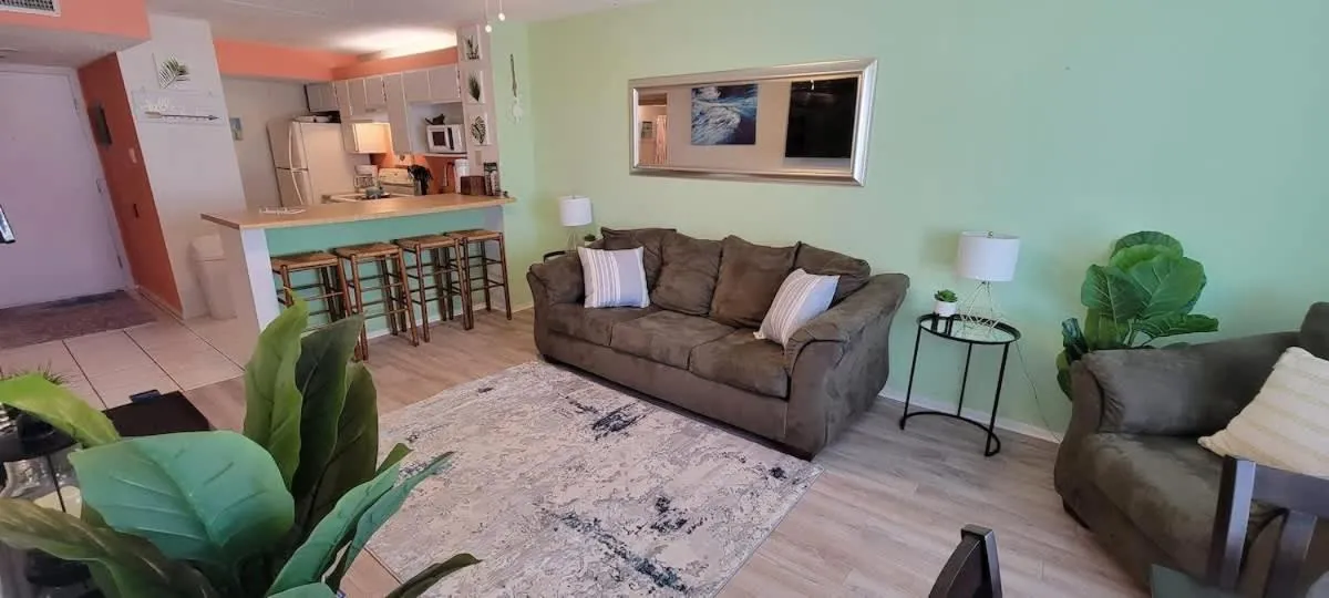 Living room in Gulfview II #408