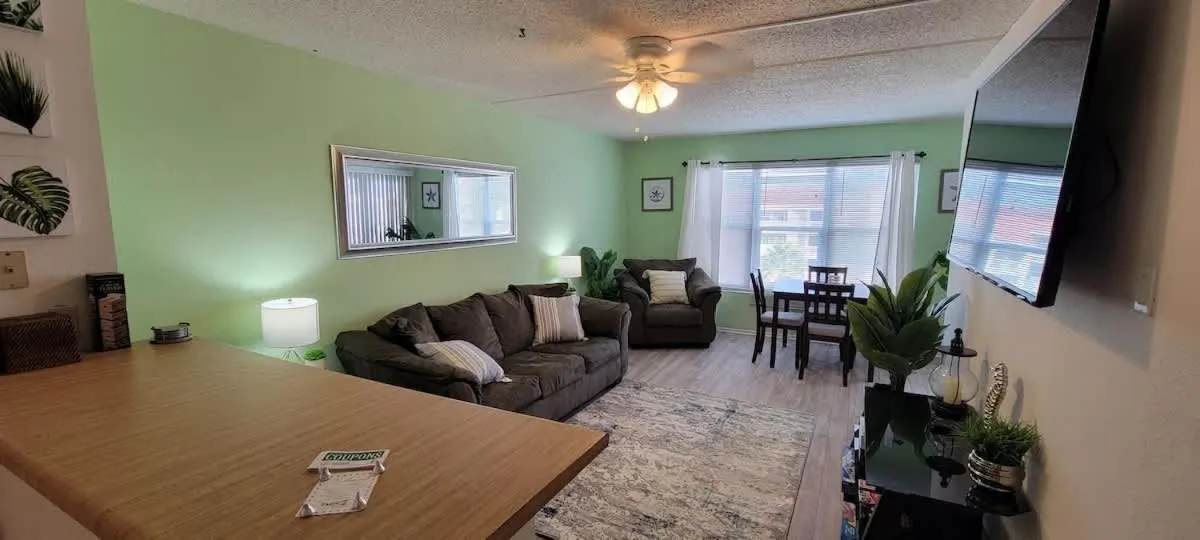 Living room in Gulfview II #408