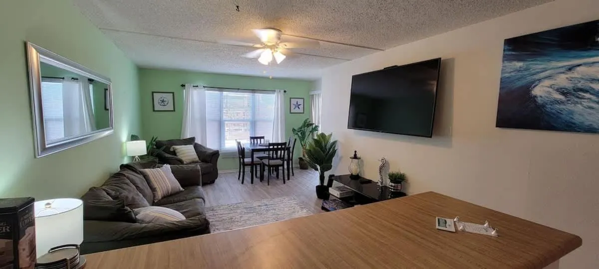 Living room in Gulfview II #408