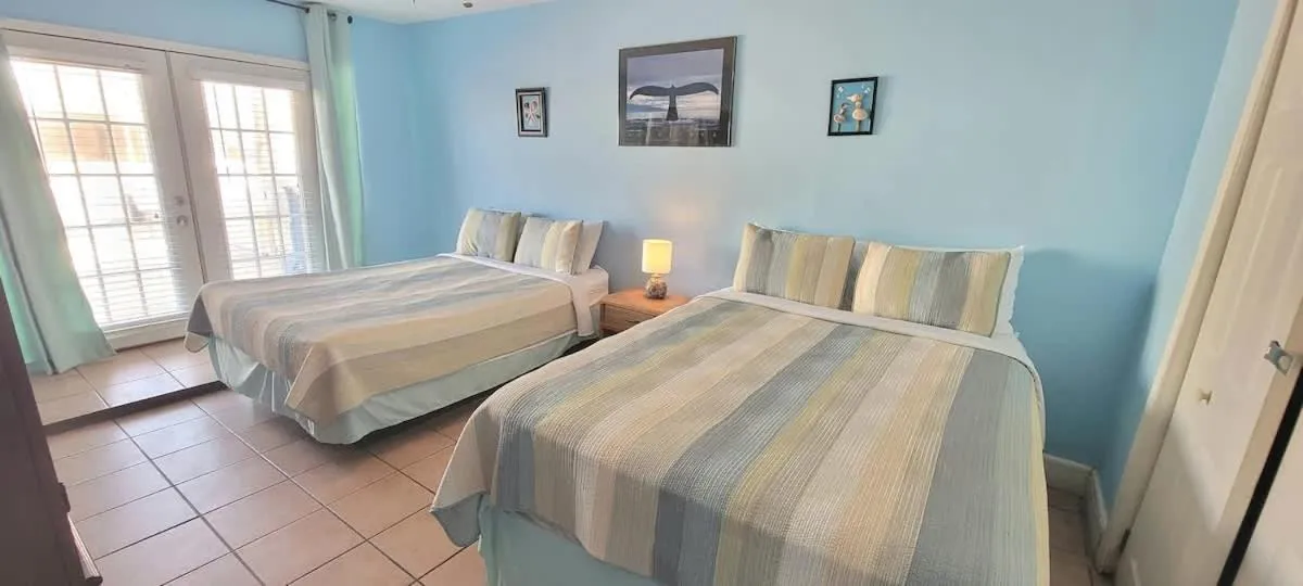 Bed in Sparky's Pool House