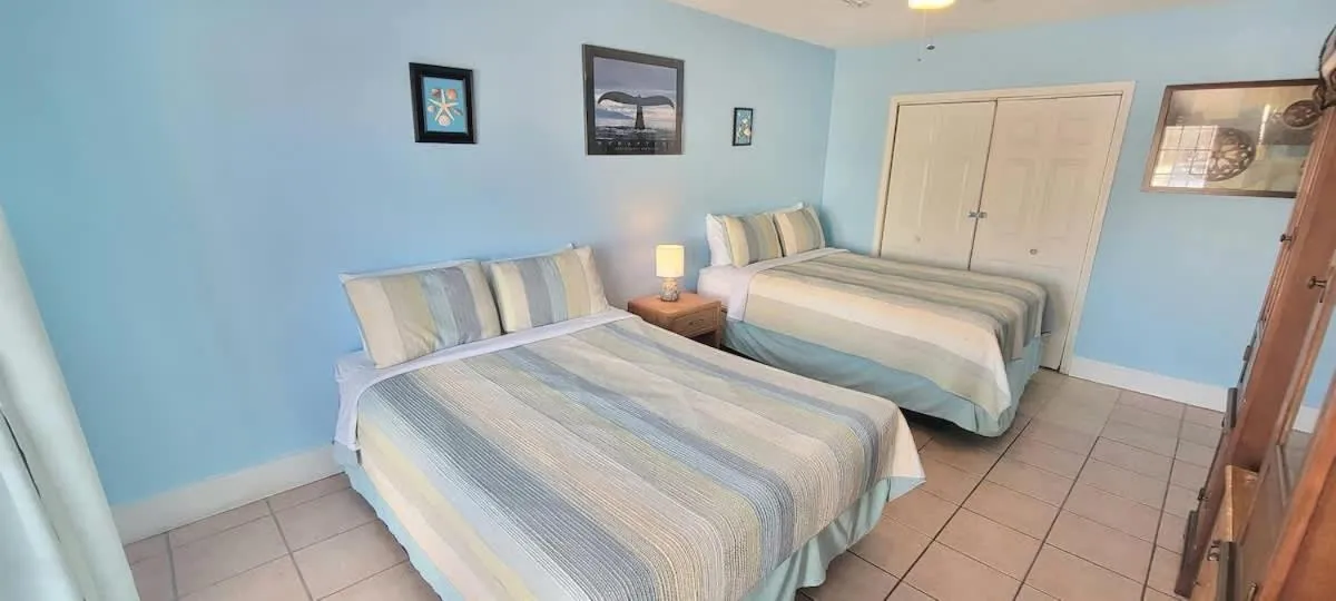 Bed in Sparky's Pool House