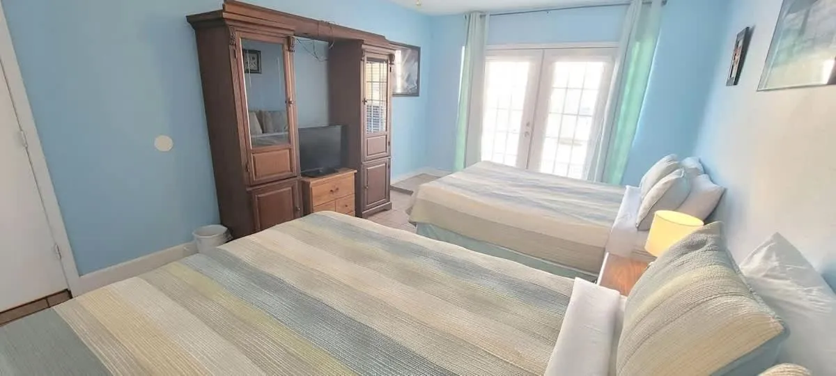 Bed in Sparky's Pool House