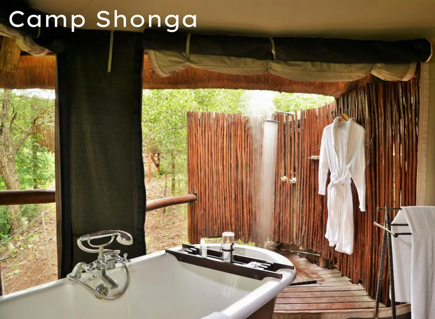 Bathroom in Shishangeni Lodge In Kruger National Park