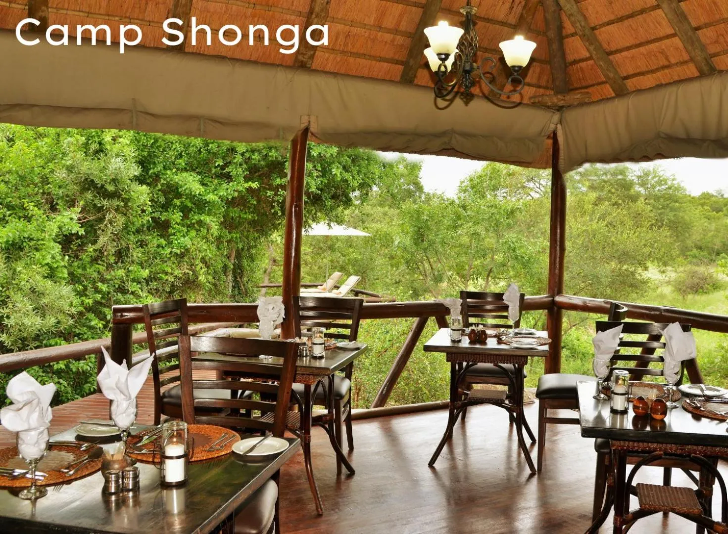 Breakfast in Shishangeni Lodge In Kruger National Park