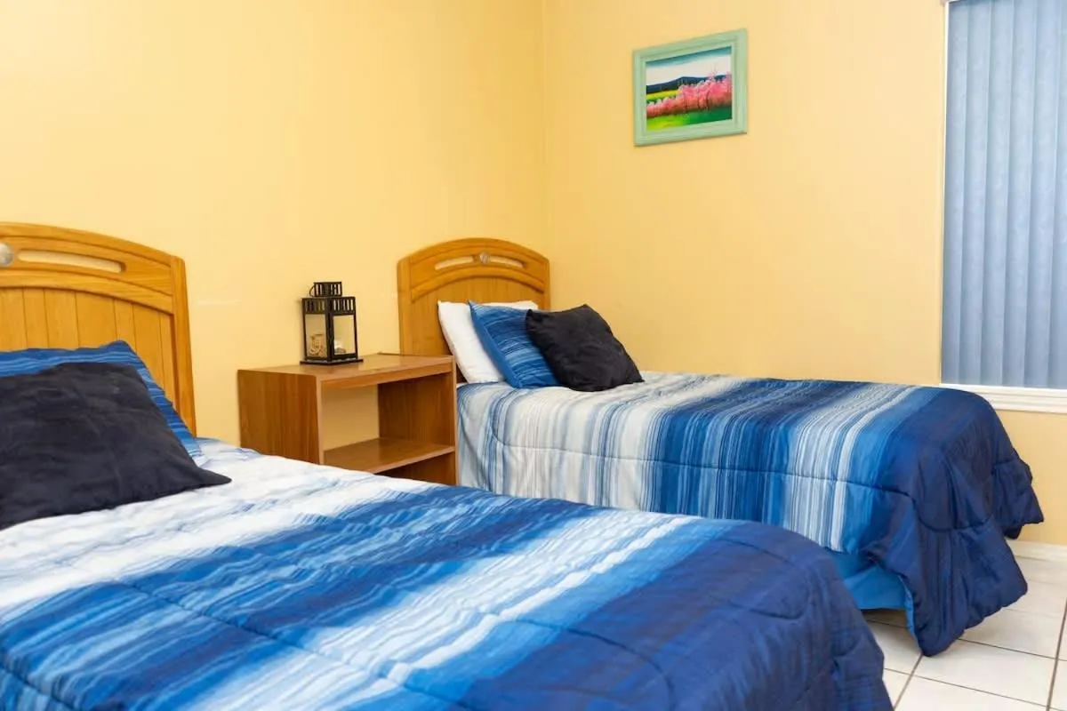 Bed in Blue Siren House