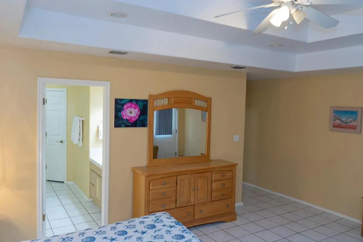 Bed in Blue Siren House