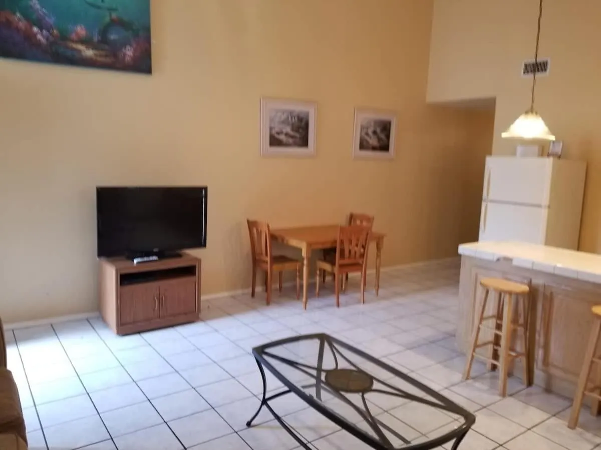 Living room in Blue Siren House