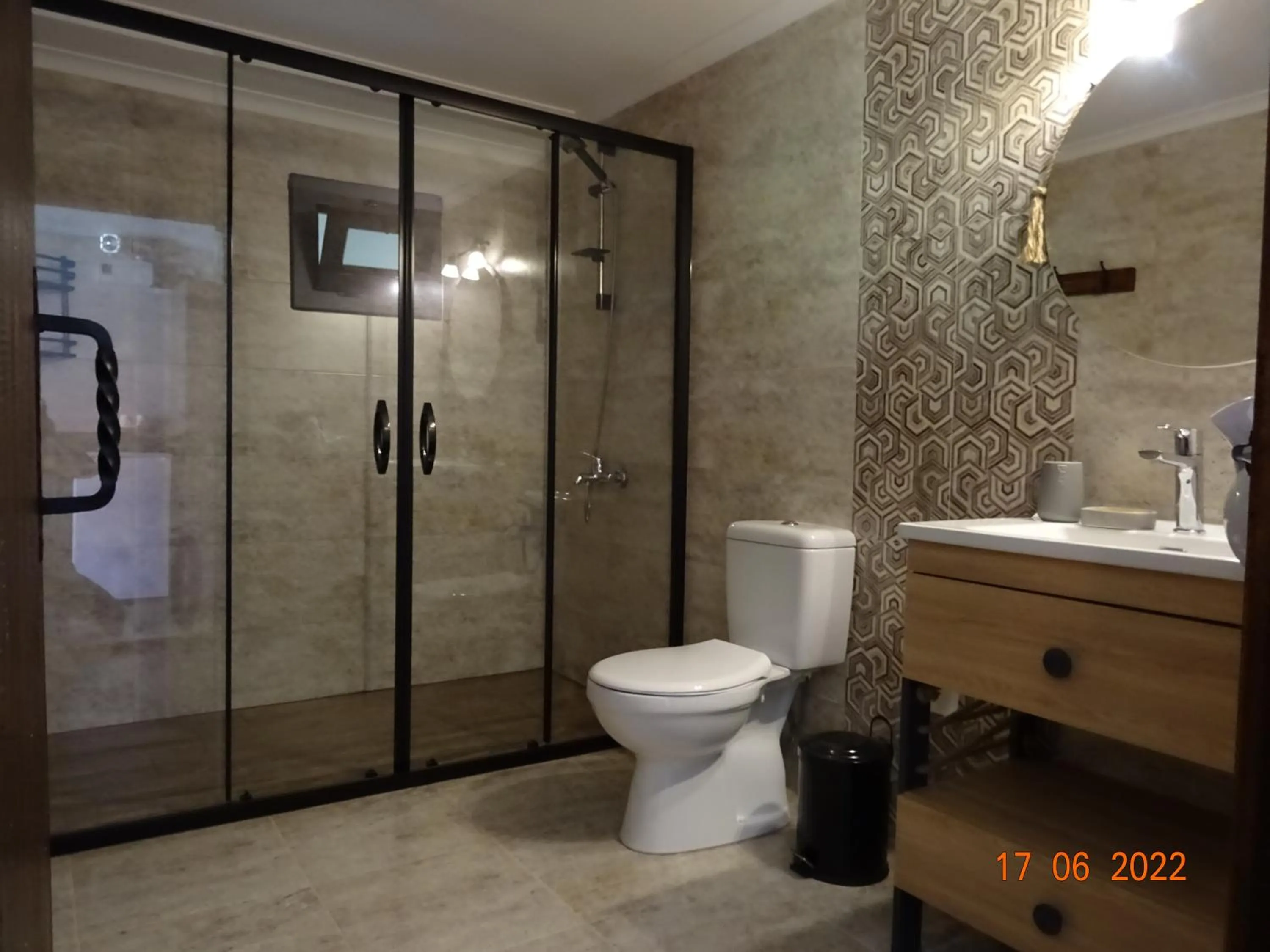 Shower in Gaia Koru Bungalows