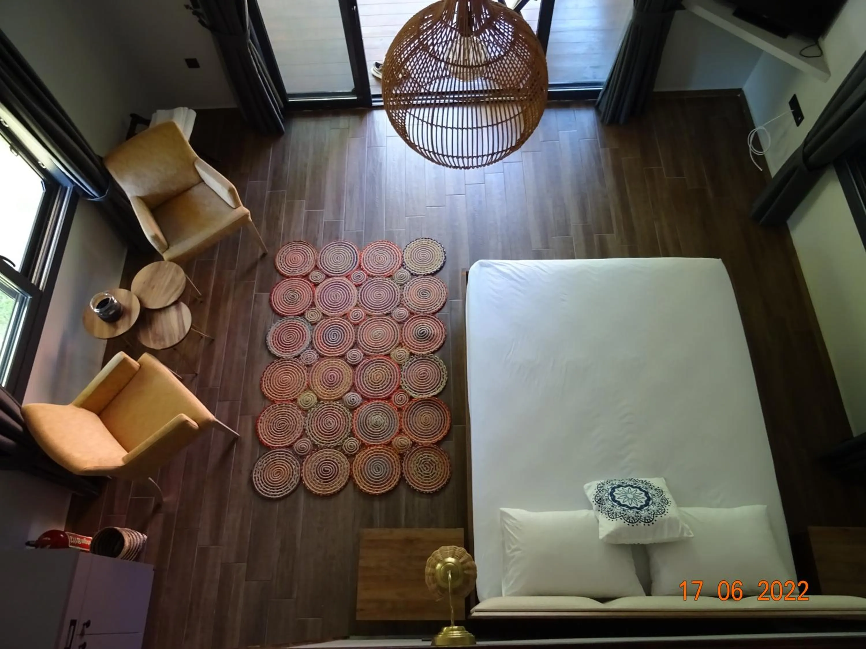 Bed in Gaia Koru Bungalows