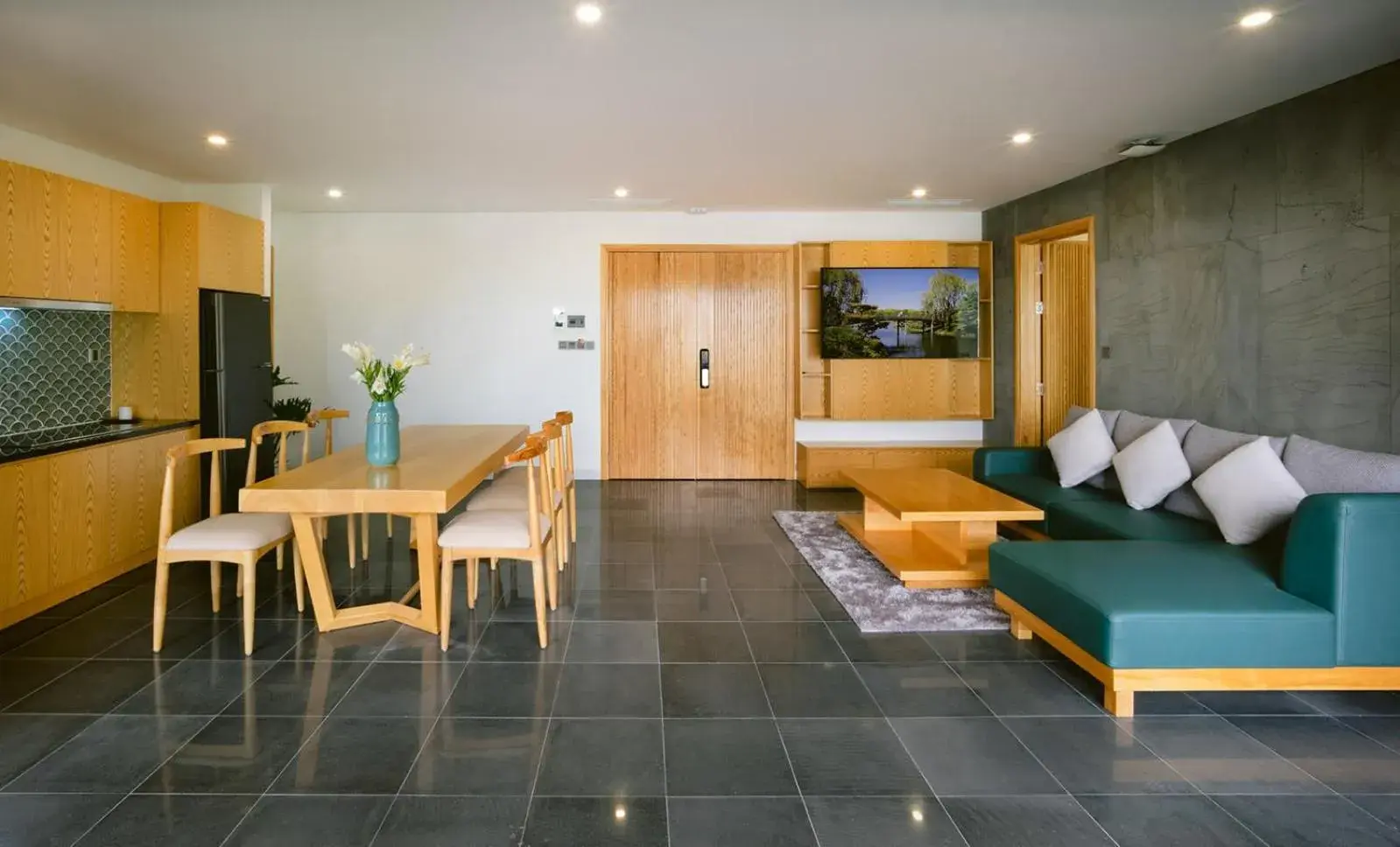 Living room in LIVIE Da Nang An Thuong Living room in LIVIE Da Nang An Thuong