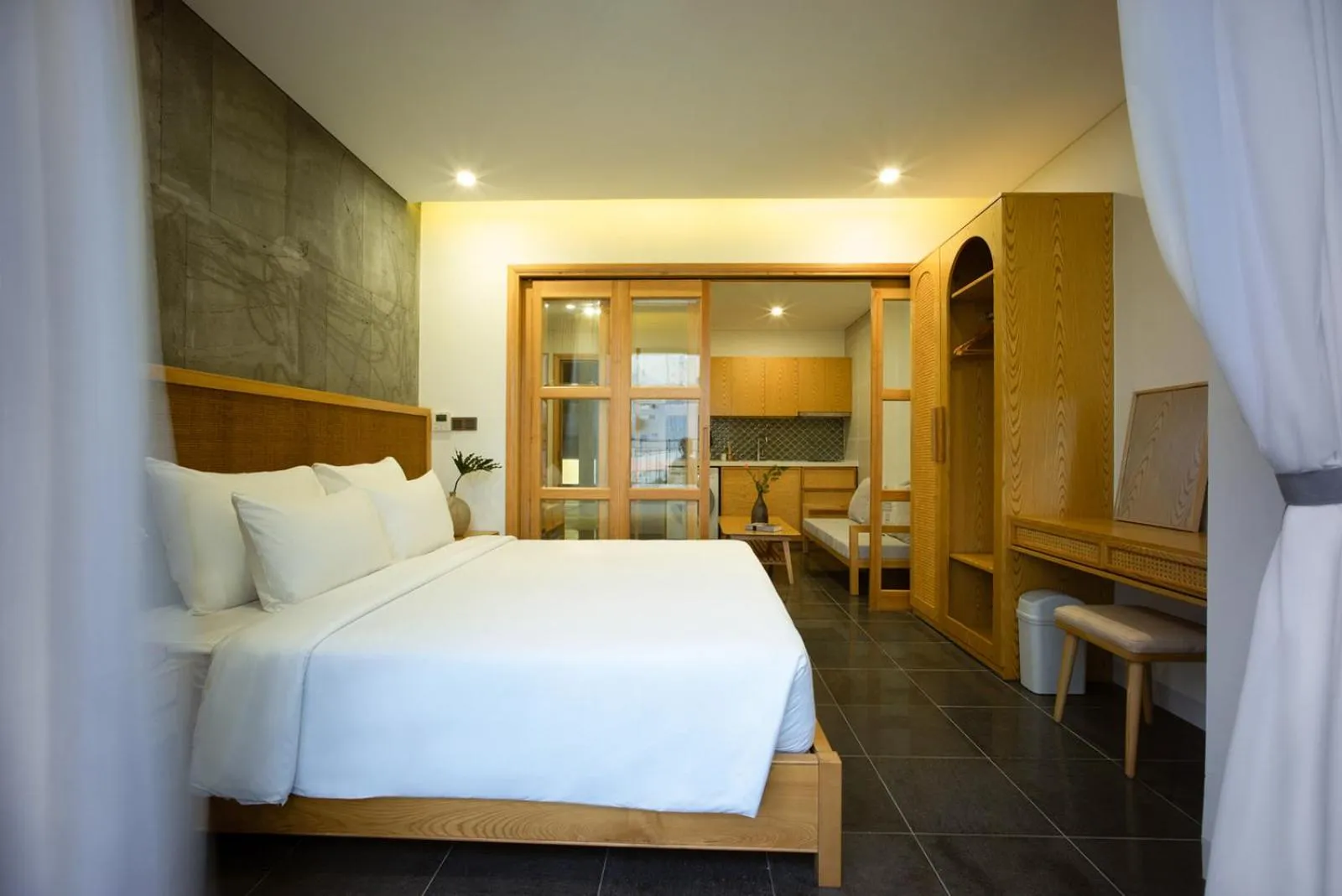 Photo of the whole room, Bed in LIVIE Da Nang An Thuong