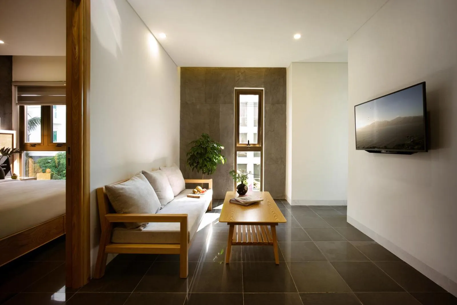 Living room, Bed in LIVIE Da Nang An Thuong