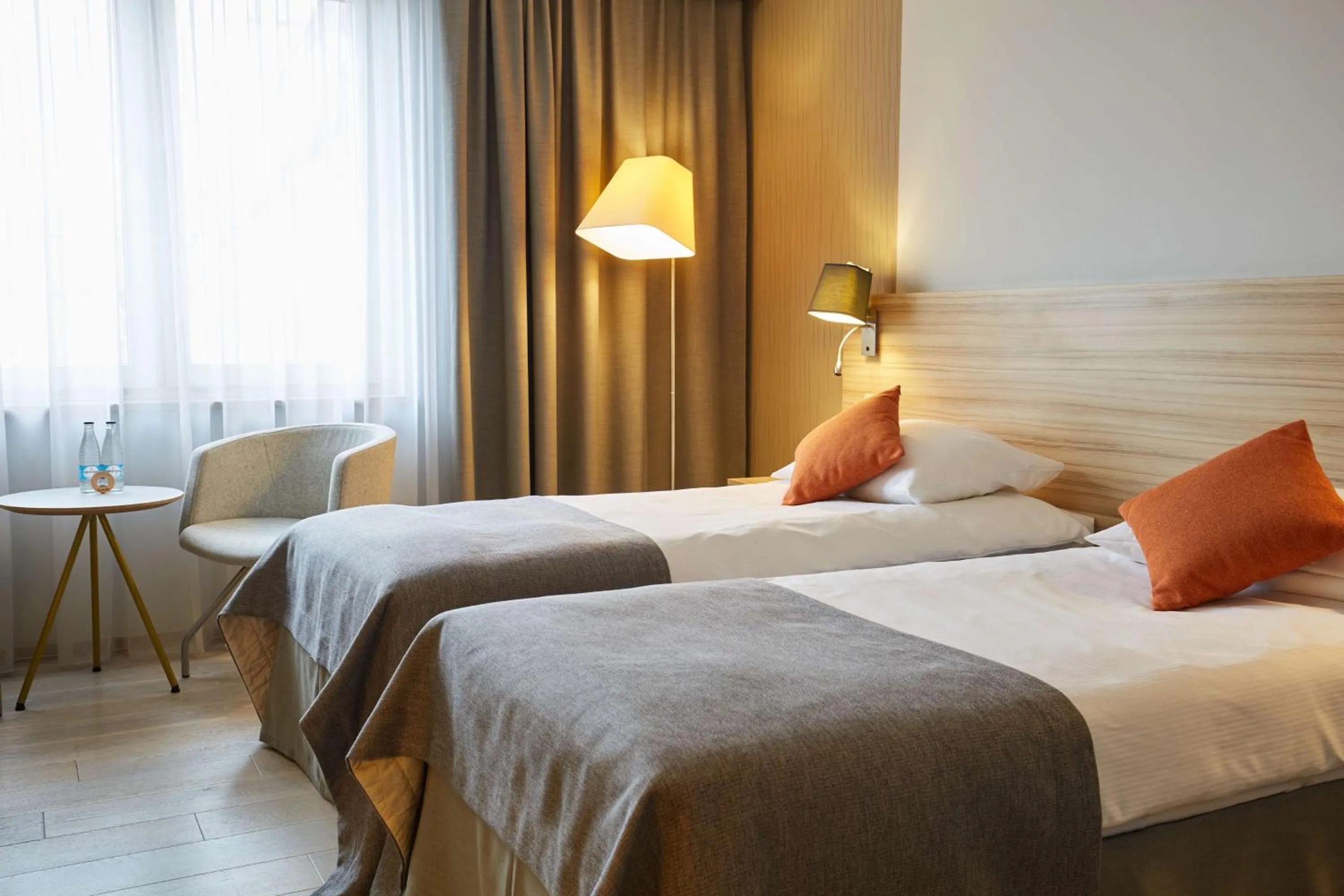 Bedroom, Bed in Scandic Wrocław