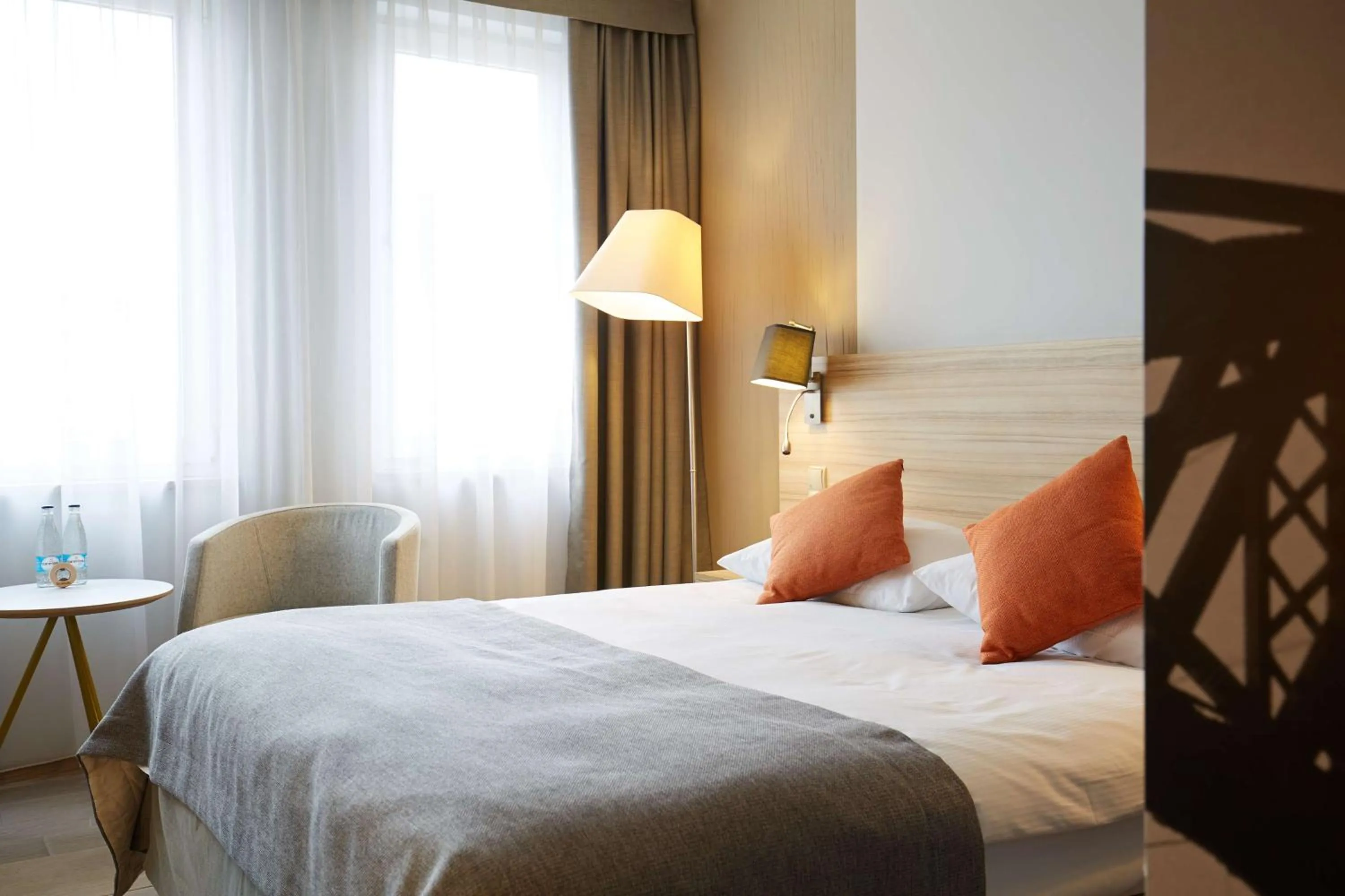 Bedroom, Bed in Scandic Wrocław