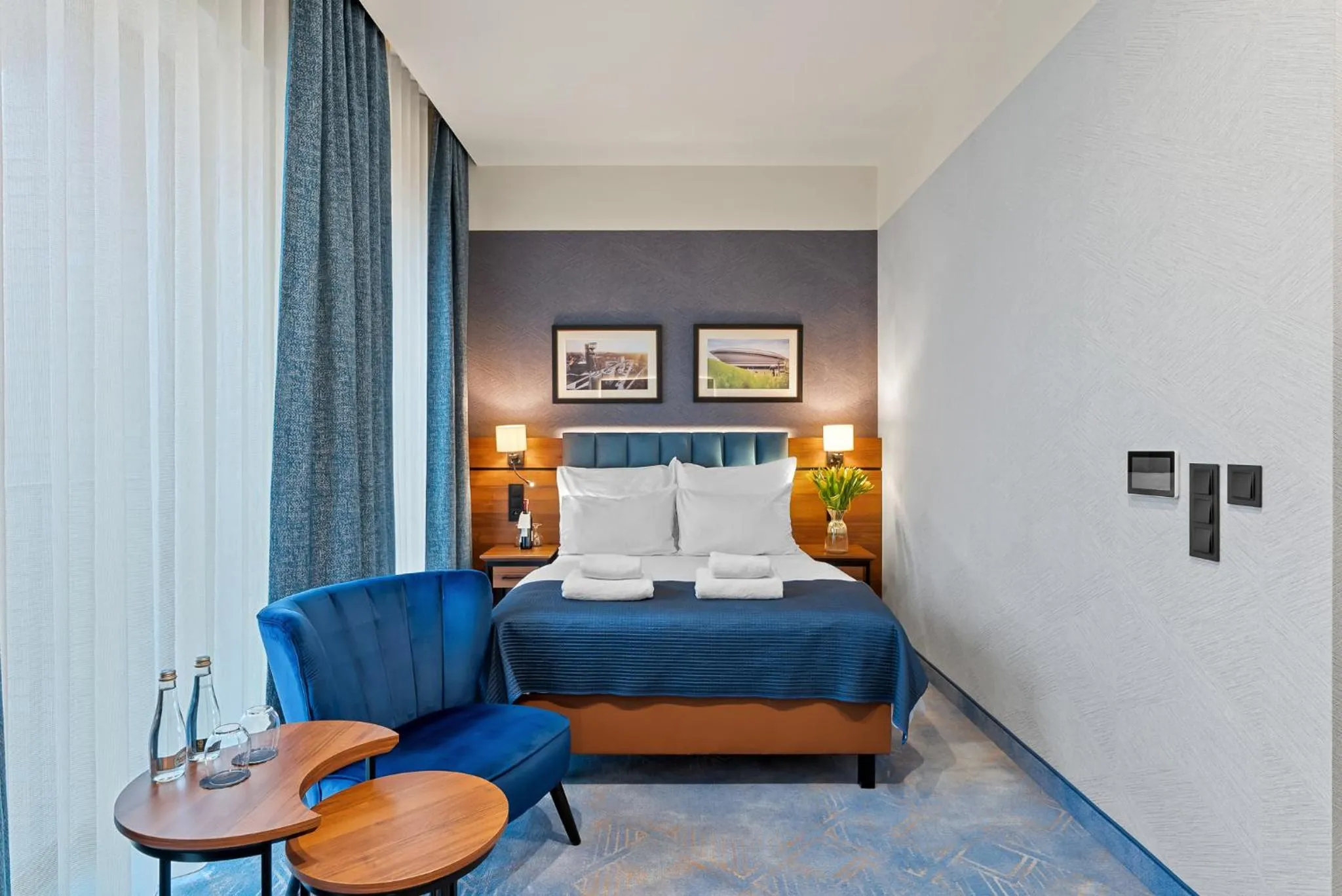 Bed in Hotel Diament Plaza Katowice