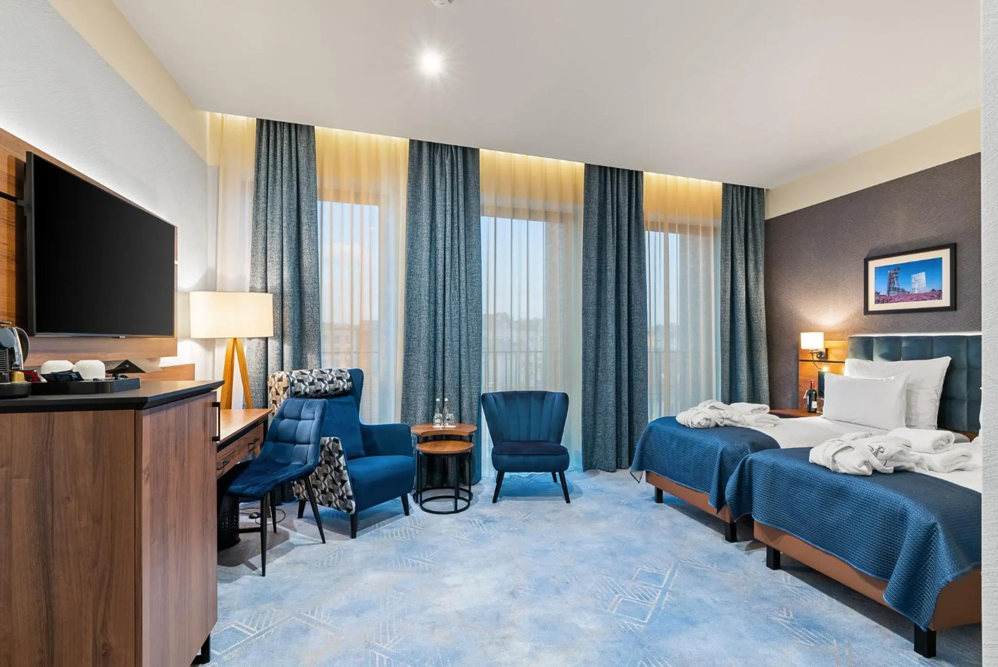 Bed in Hotel Diament Plaza Katowice