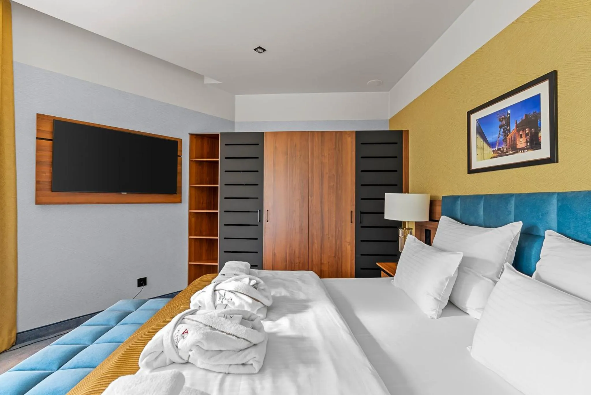 Bed in Hotel Diament Plaza Katowice