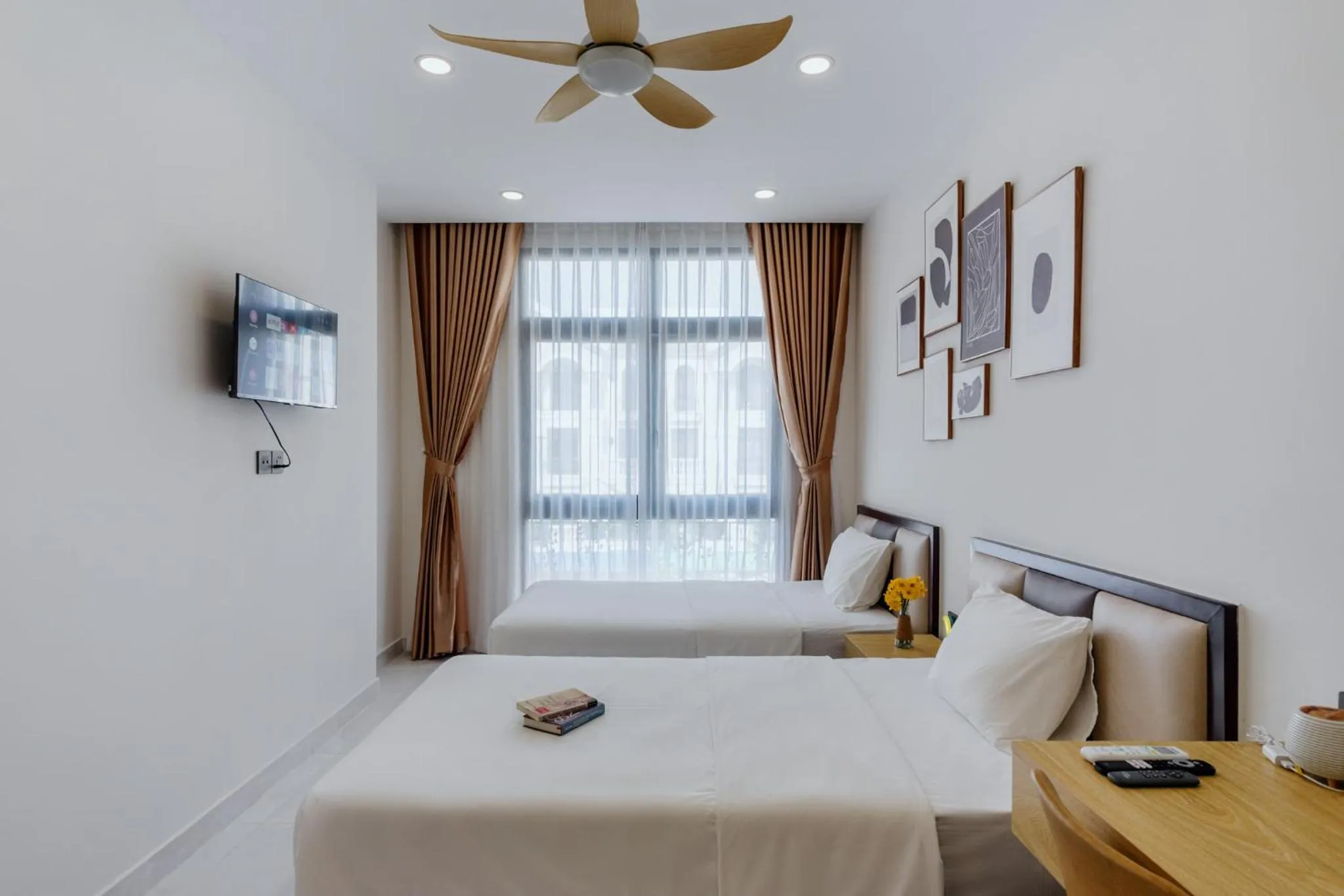 Bed in Lalisa Hotel Grand World Phu Quoc