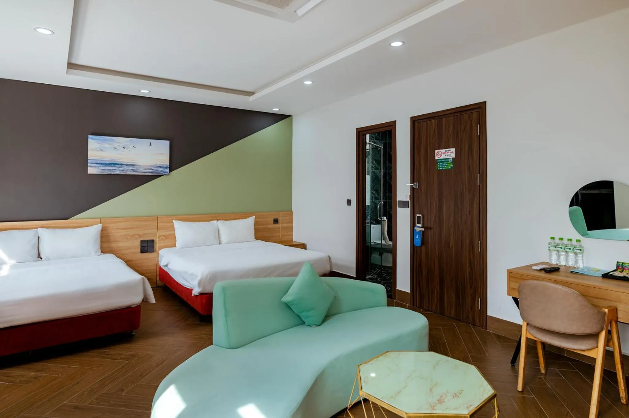 Bed in Lalisa Hotel Grand World Phu Quoc