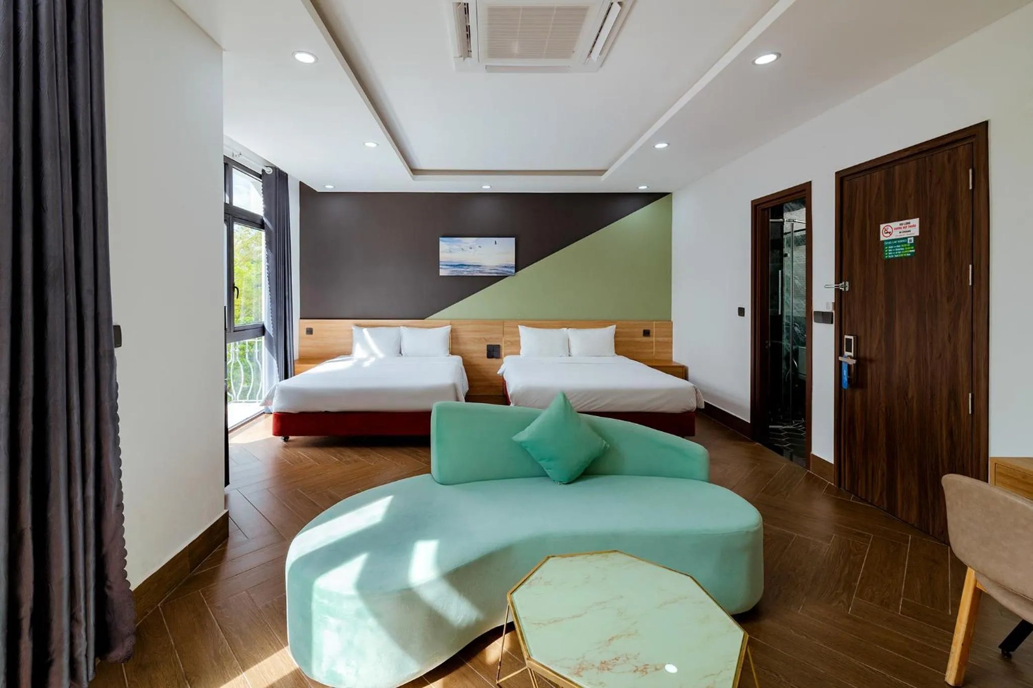 Bed in Lalisa Hotel Grand World Phu Quoc