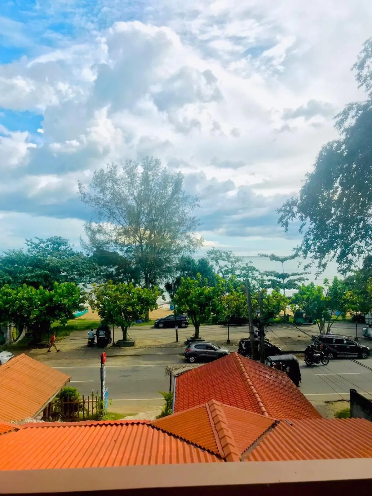 Parking in New Golden Bay Resort Weligama