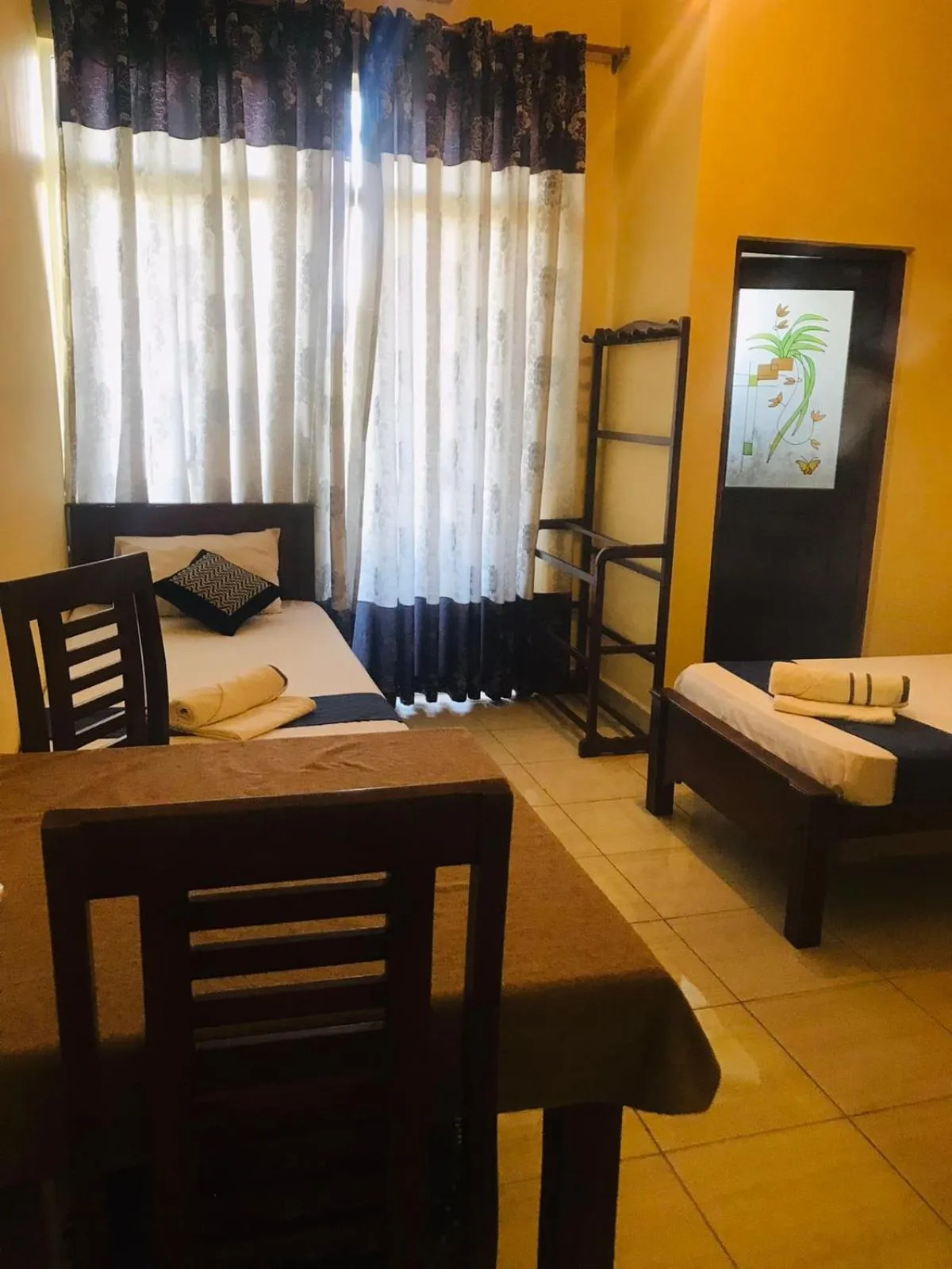 Bed in New Golden Bay Resort Weligama