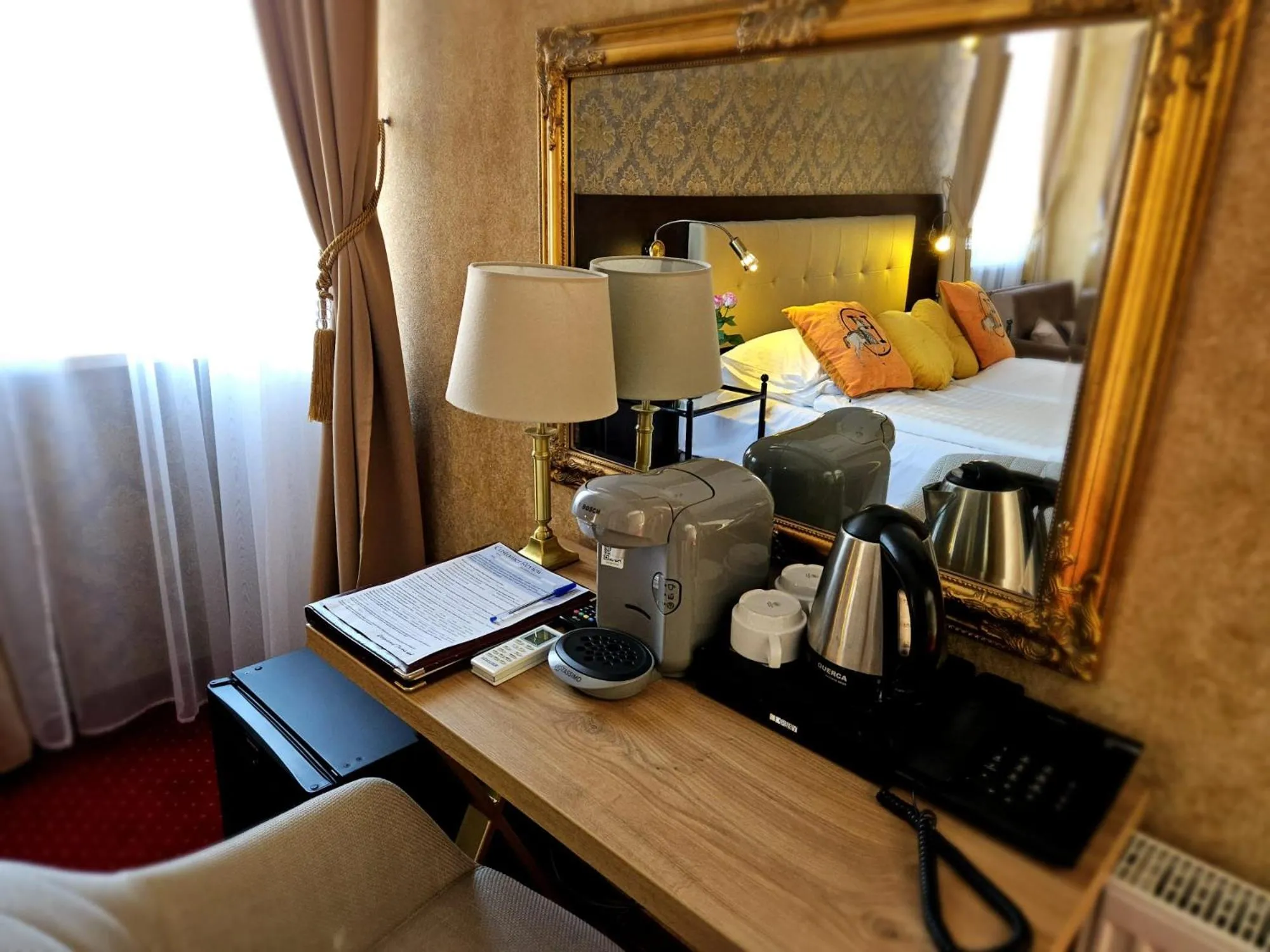 Bed in Hotel Galicja SPA Wieliczka