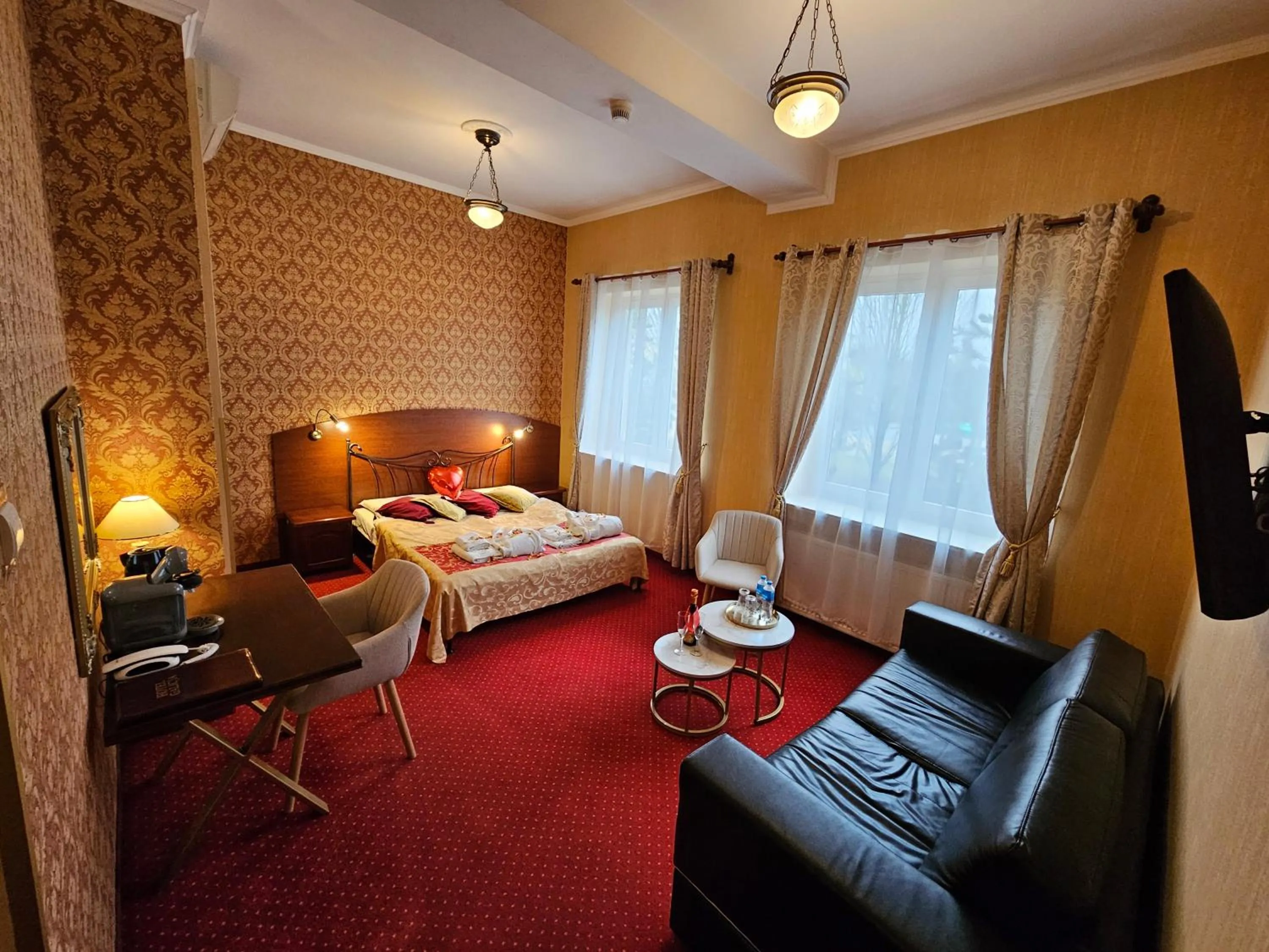 Bed in Hotel Galicja SPA Wieliczka