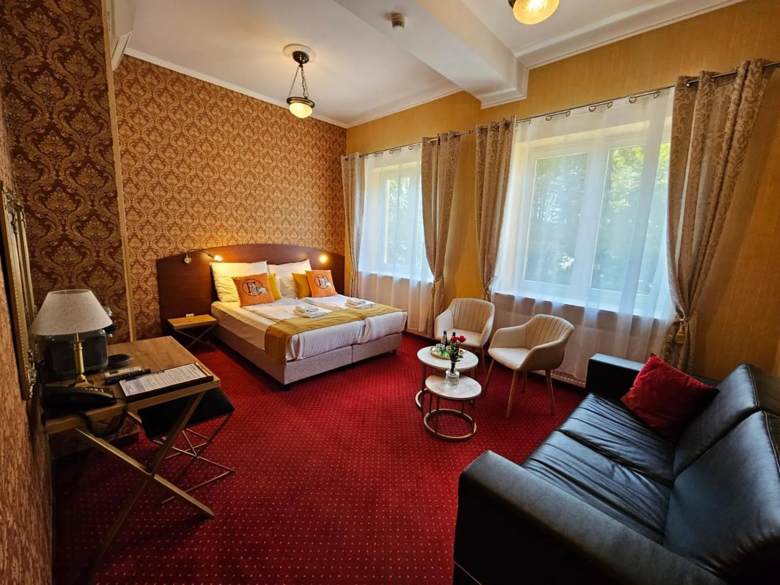 Bed in Hotel Galicja SPA Wieliczka