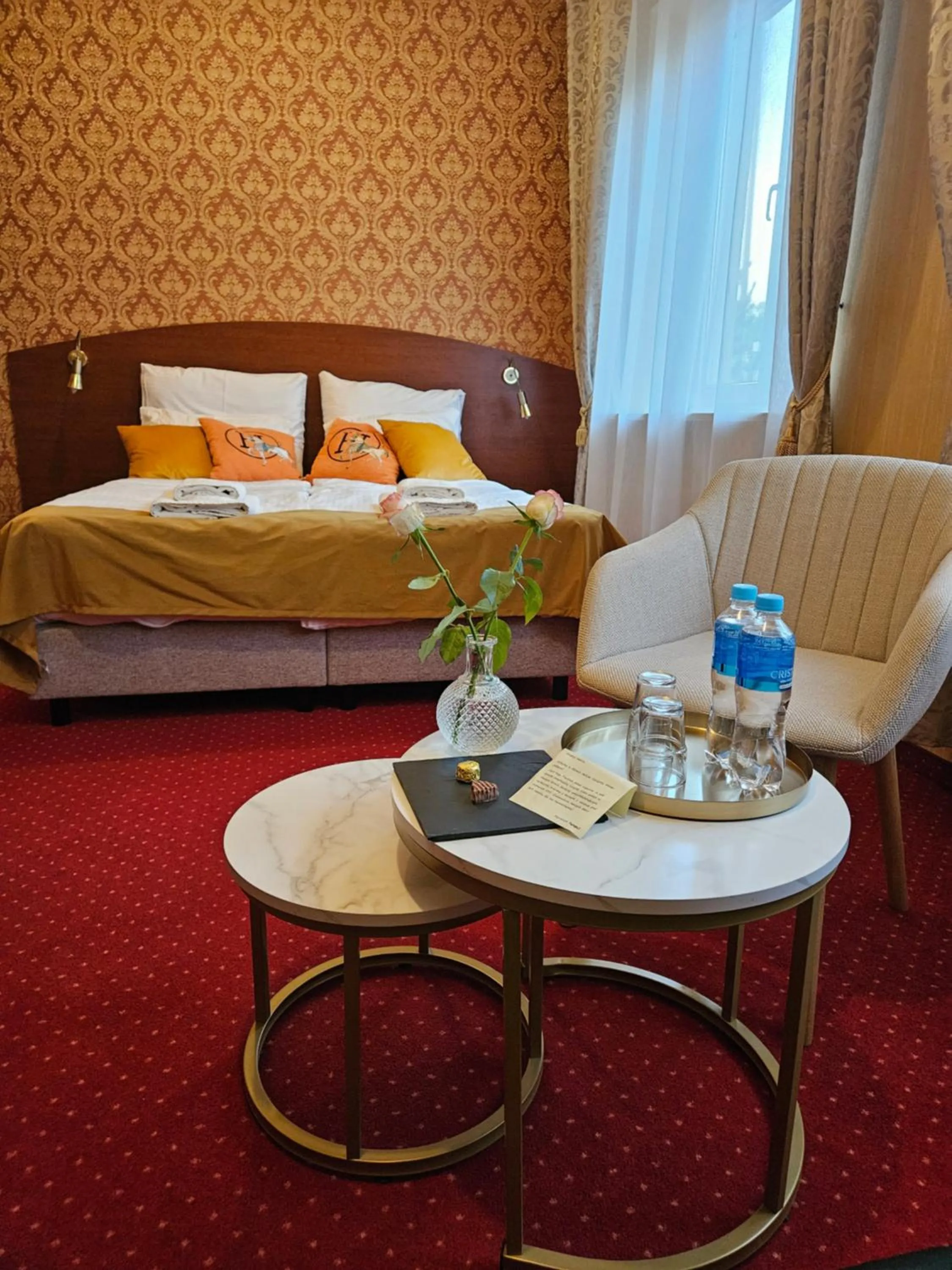 Bed in Hotel Galicja SPA Wieliczka