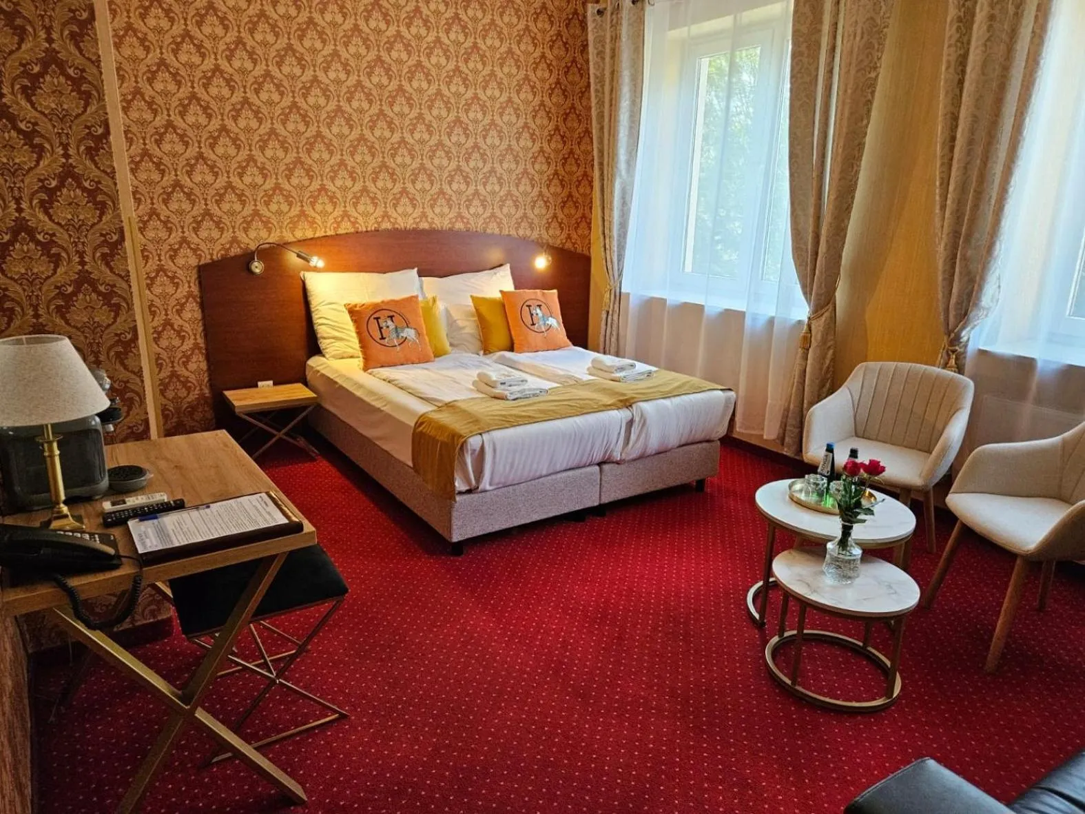 Bed in Hotel Galicja SPA Wieliczka