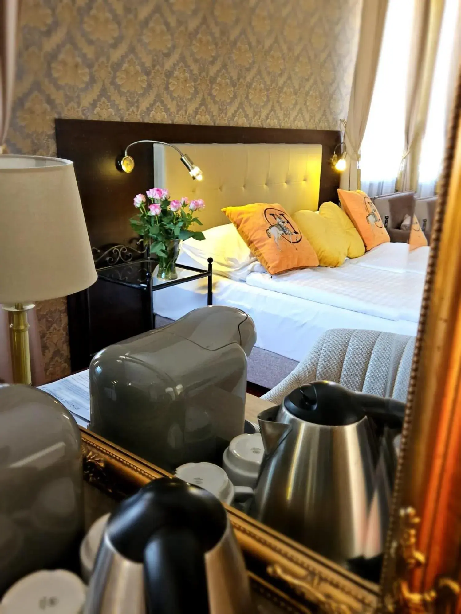 Bed in Hotel Galicja SPA Wieliczka Bed in Hotel Galicja SPA Wieliczka