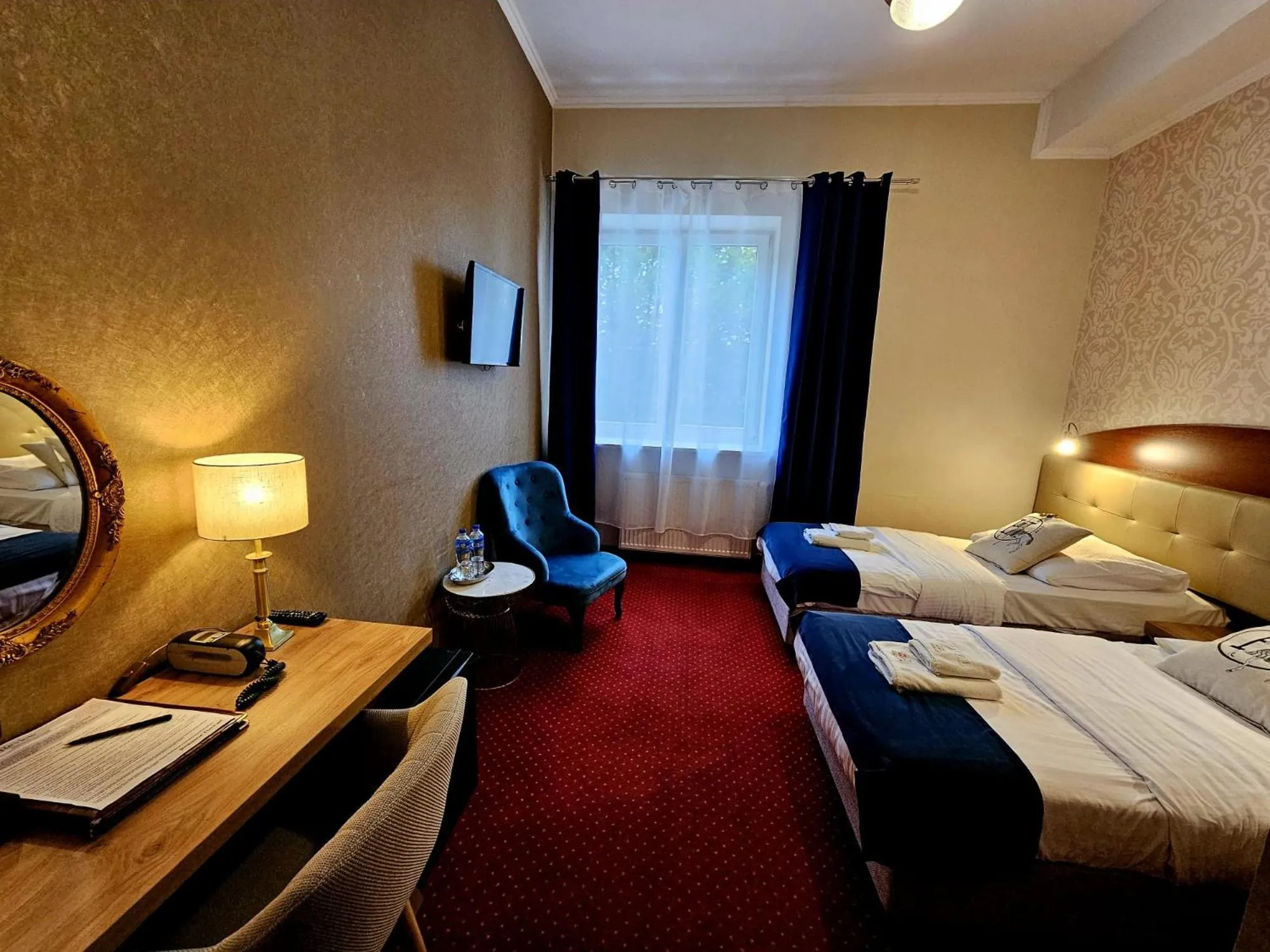 Bed in Hotel Galicja SPA Wieliczka