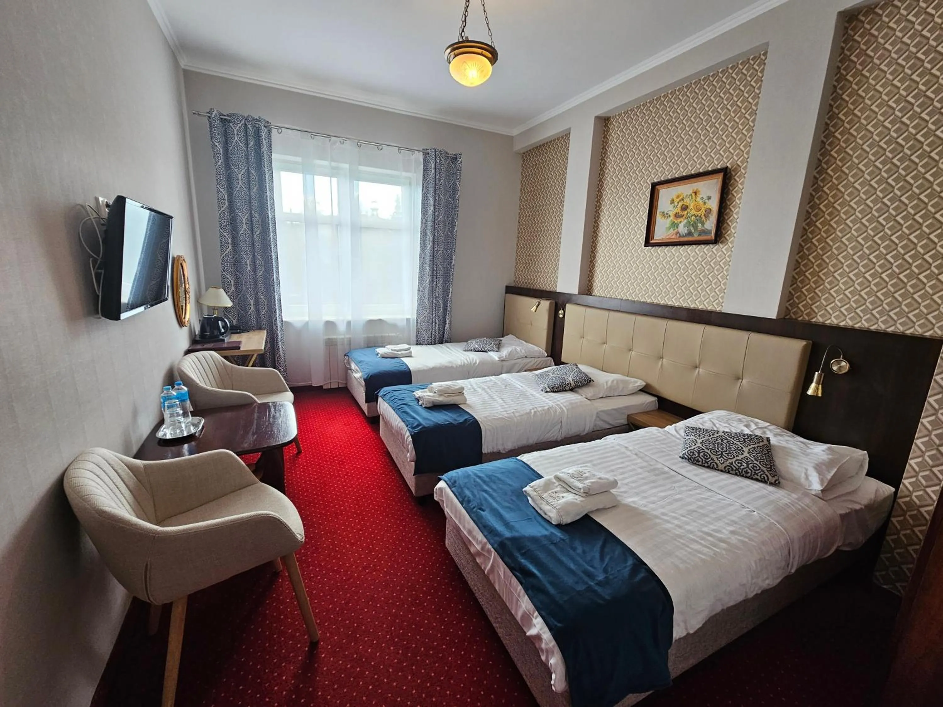 Bed in Hotel Galicja SPA Wieliczka