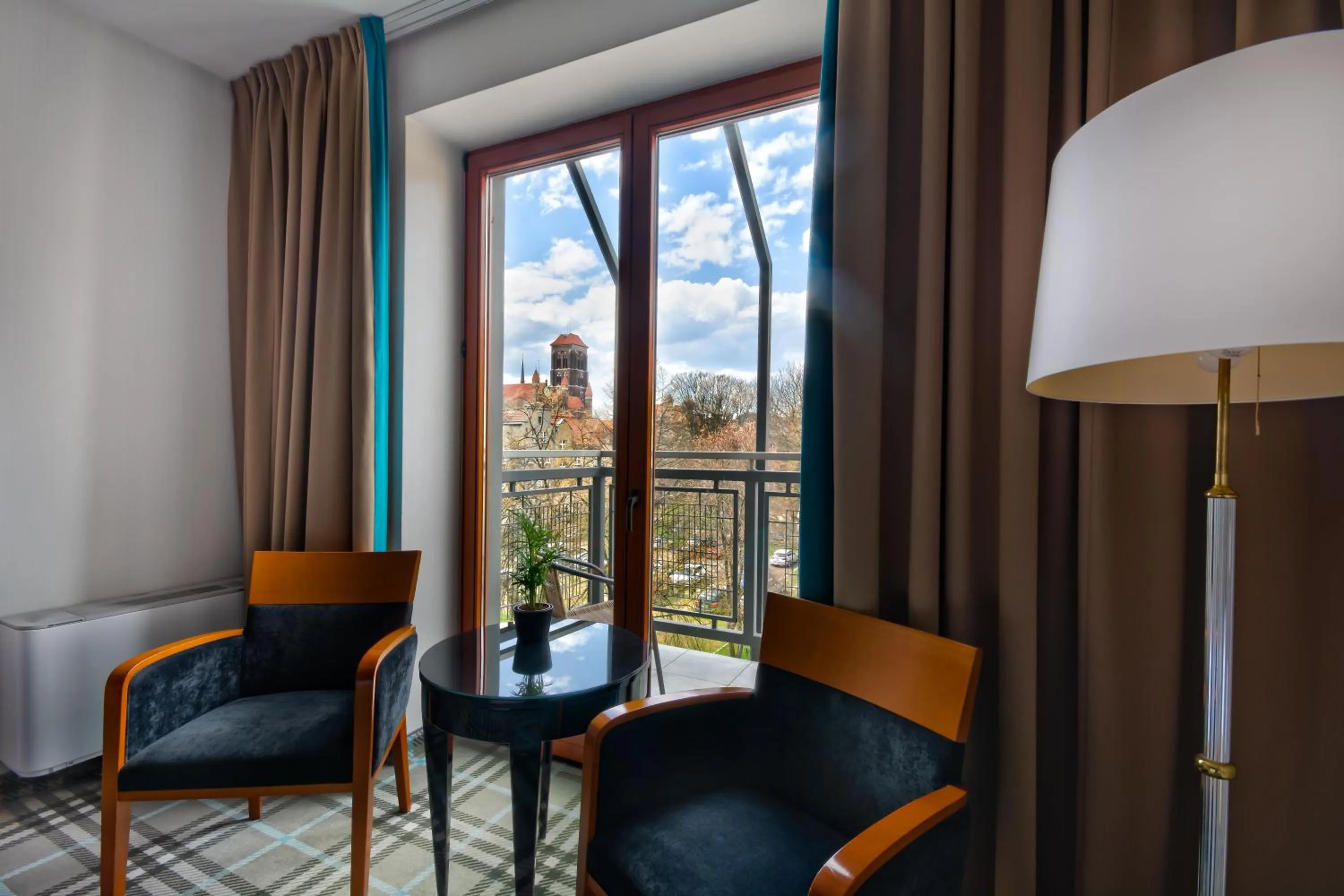 Seating area in Hotel Hanza