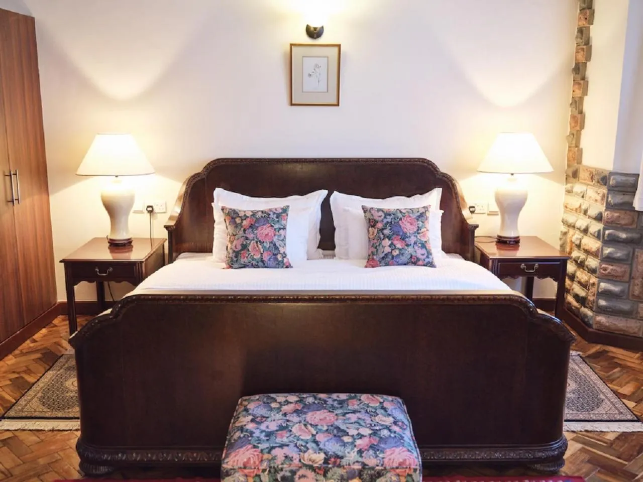 Bed in The Drexel House Kenya