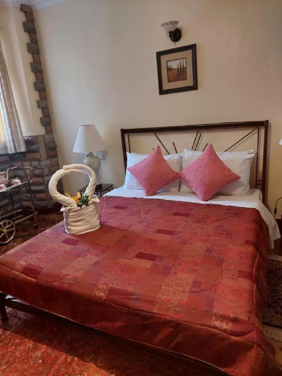 Bed in The Drexel House Kenya