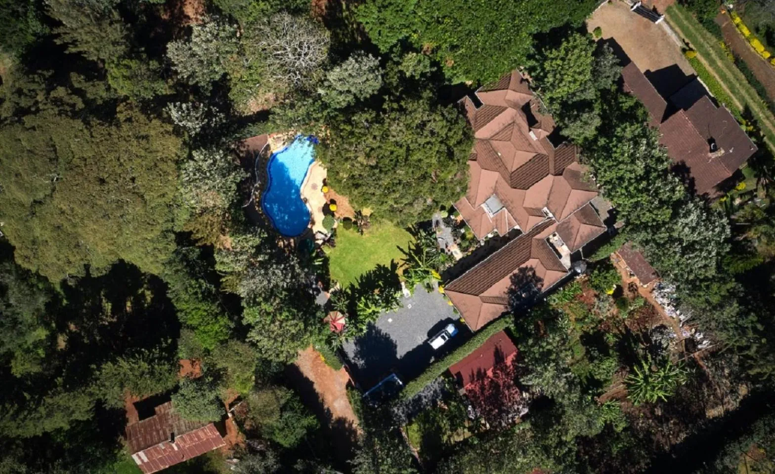 Swimming pool in The Drexel House Kenya