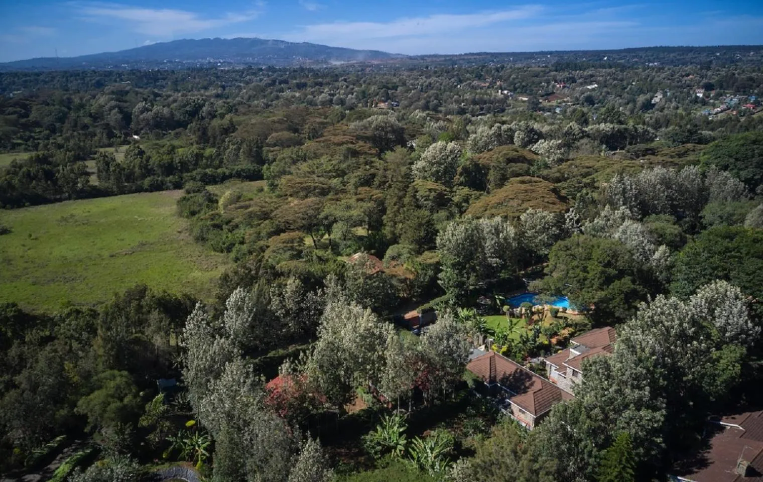 Natural landscape in The Drexel House Kenya
