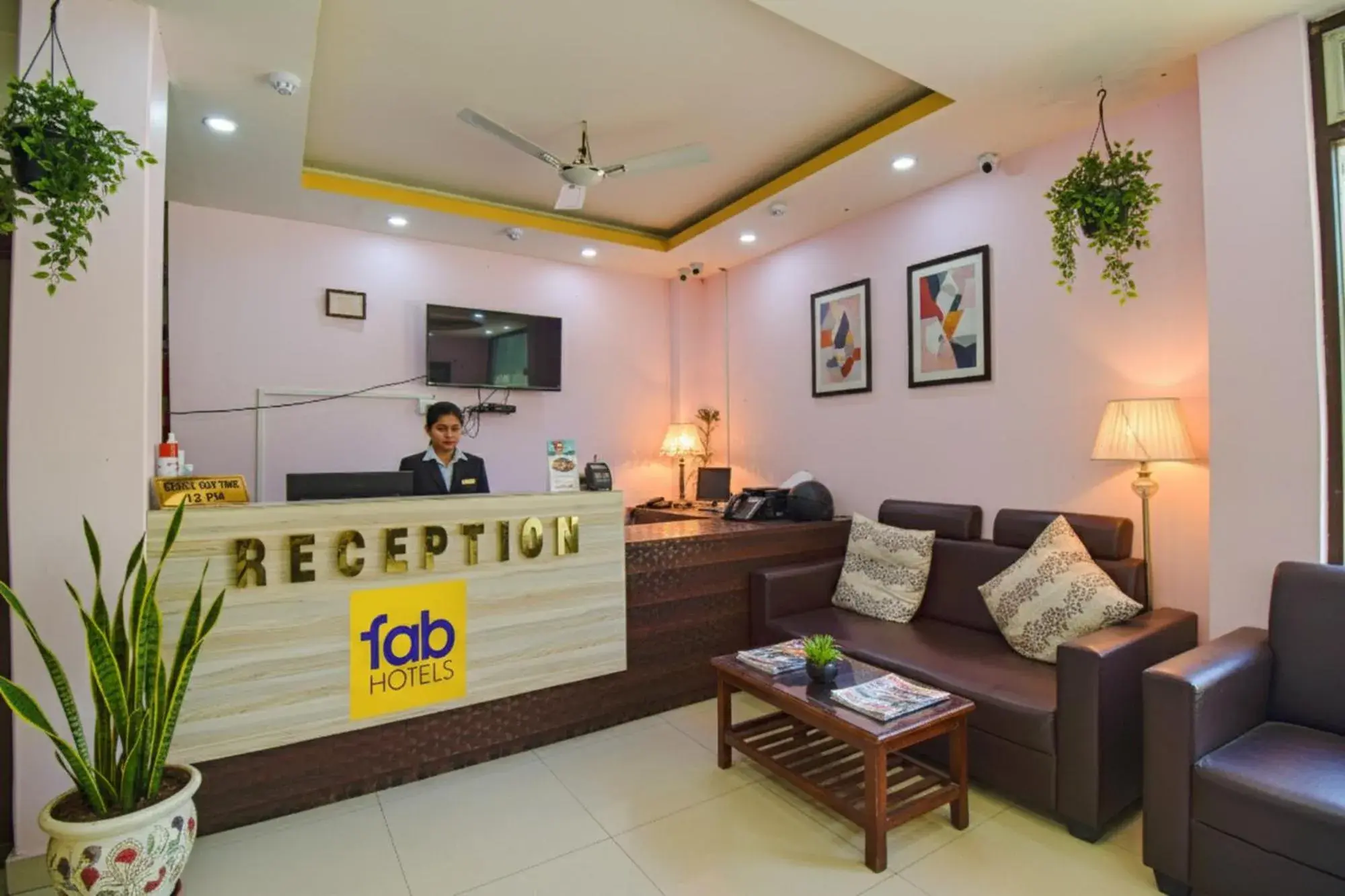Lobby or reception in FabHotel Knight Airways - Nr Guwahati Airport Lobby or reception in FabHotel Knight Airways - Nr Guwahati Airport
