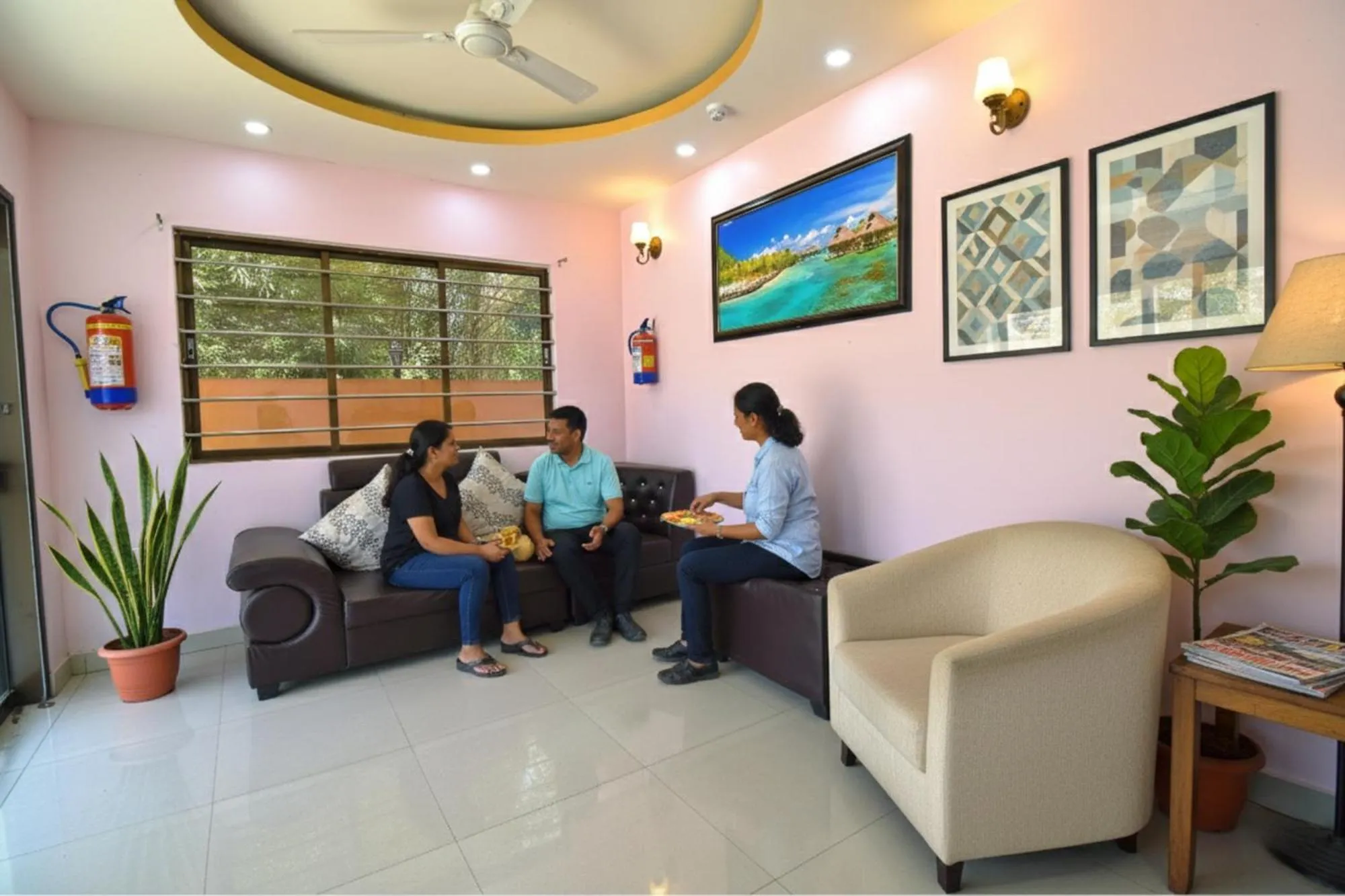 Seating area in FabHotel Knight Airways - Nr Guwahati Airport