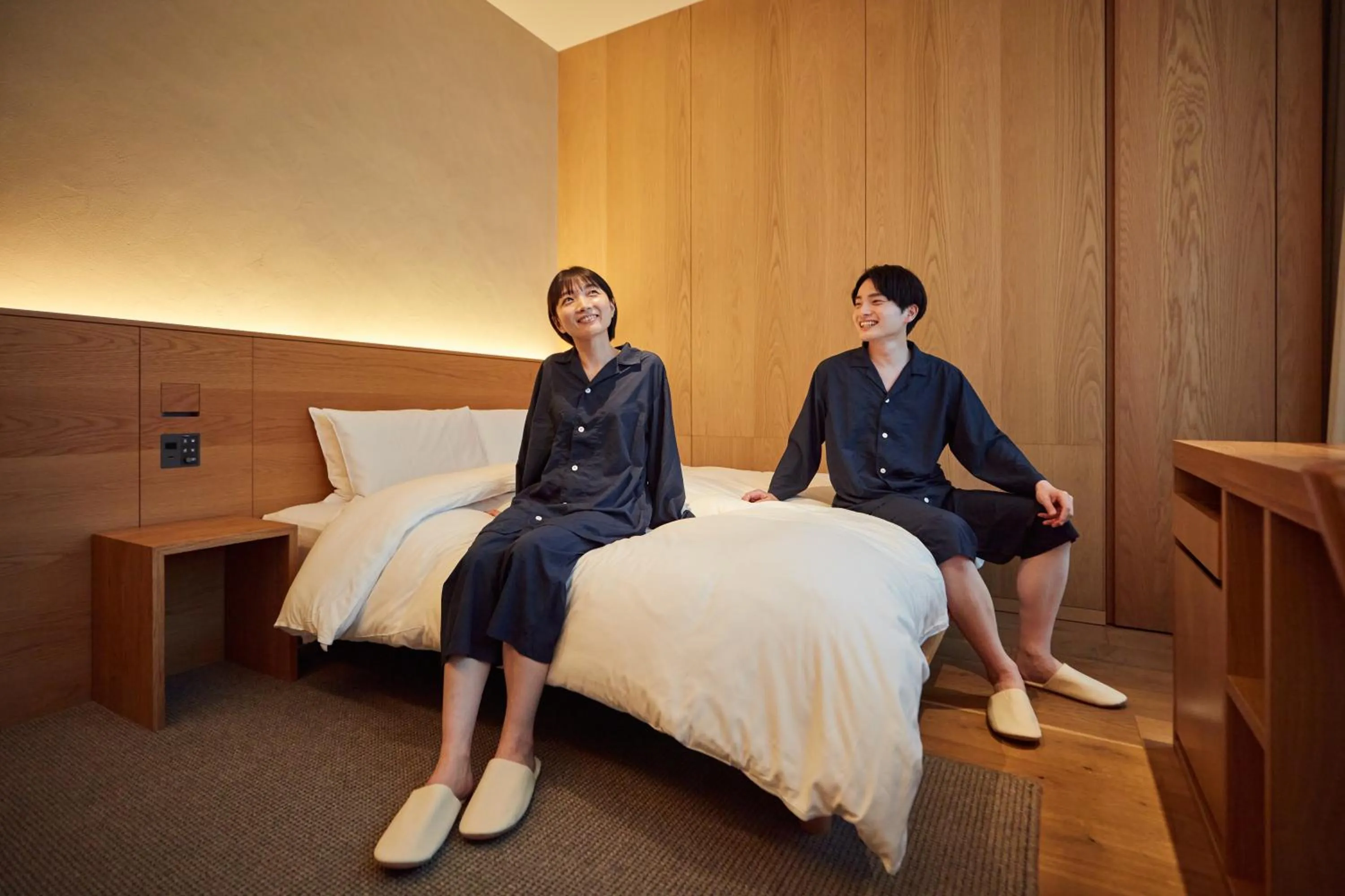 Photo of the whole room, Bed in MUJI HOTEL GINZA