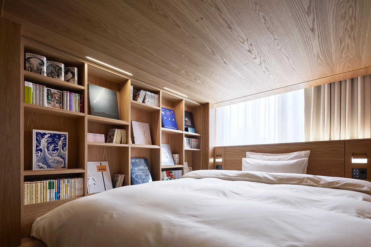 Bed in MUJI HOTEL GINZA